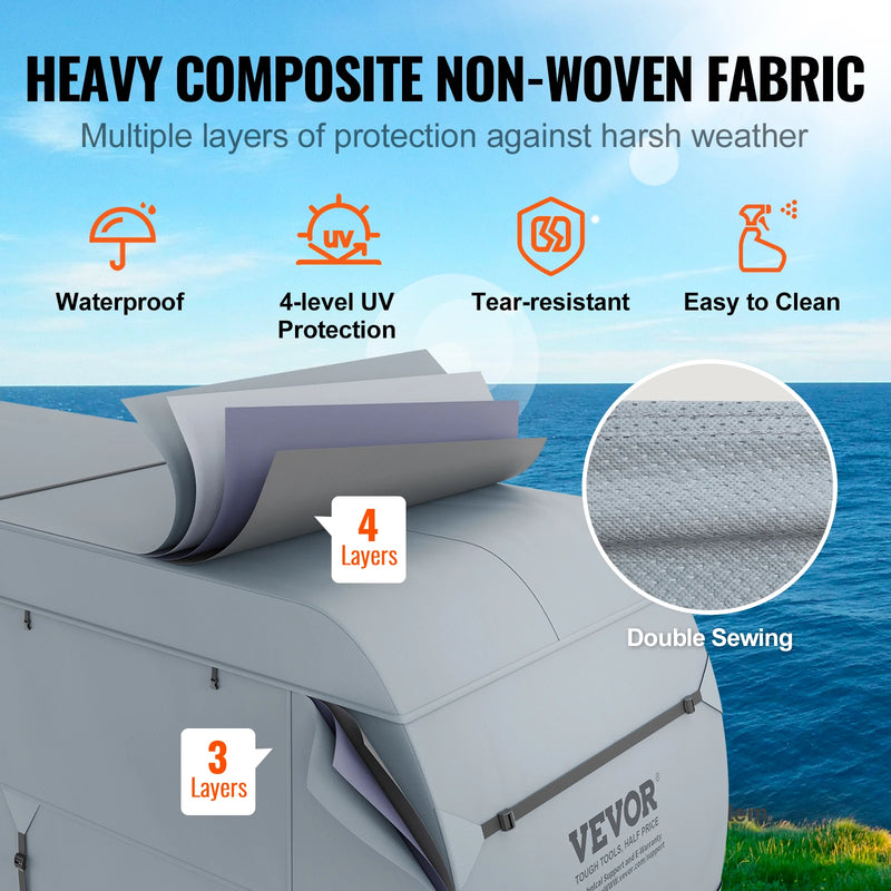 Travel Trailer Cover RV 4-Layer