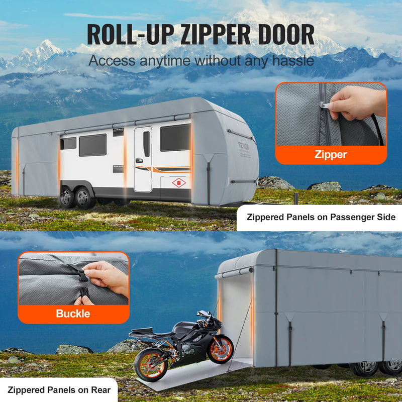 Find high-quality caravan protective covers designed to shield your caravan from UV damage, dirt, and wear. Explore our range of durable, weather-resistant covers at the shelters peak perfect for long-term storage or travel. Shop now for free shipping and expert advice
