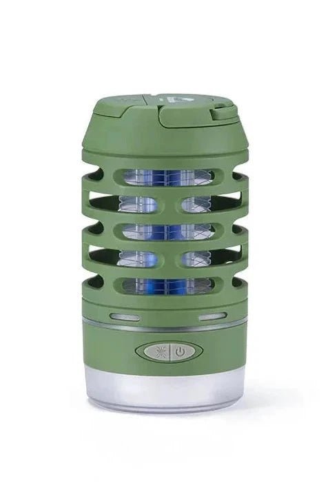 Insect Trap and LED Light: Dual-function outdoor tool with UV insect trap and bright LED light. Perfect for camping, picnics, and mosquito-free adventures