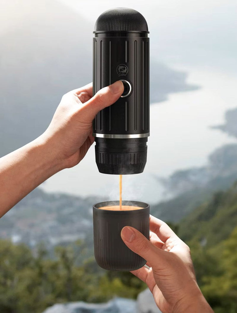 Self-Heating Coffee Machine: Portable and efficient, brews fresh coffee anytime, anywhere. Ideal for camping, travel, or busy mornings on the go.