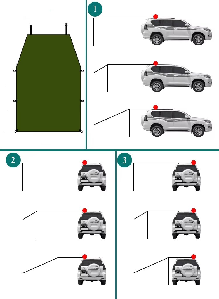 Roof Top Shelter Car: Portable, weather-resistant car awning with UV protection and easy setup. Perfect for camping, picnics, and outdoor adventures.